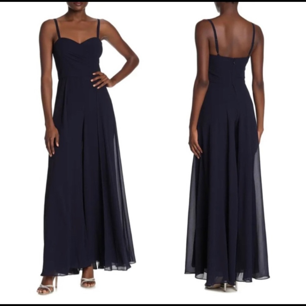 Marina wide leg chiffon jumpsuit size 14